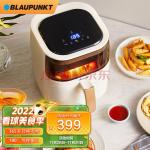 蓝宝（Blaupunkt）空气炸锅可视化家用5L大容量空气炸烤箱多功能全自动十大智能无油电炸锅不粘易洗格调白