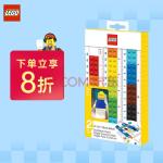 乐高（LEGO）积木文具玩具 创意组装文具尺(15-30公分) (附人仔) 儿童玩具开学礼物耐用儿童节情人节环保(乐高lego图片)